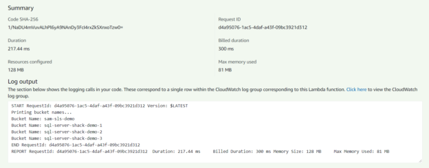 Deploy serverless applications using the AWS SAM CLI