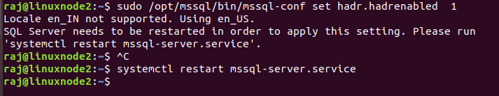 SQL instance for high availability