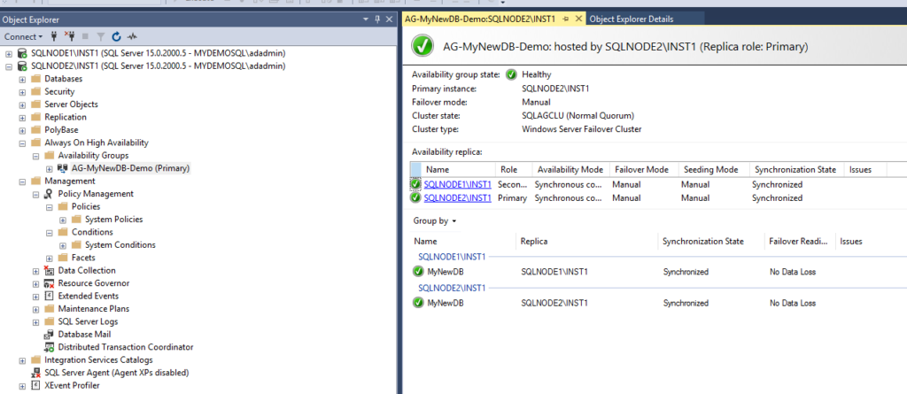 Custom Policies For Ag Dashboards Of Sql Server Always On Availability