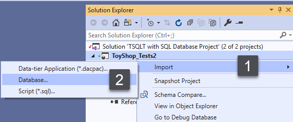 Importing Database to install tSQLt
