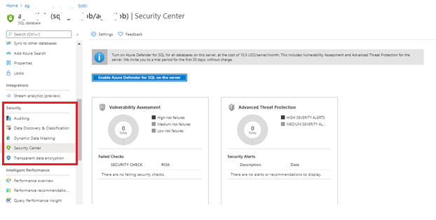 Database auditing: Security feature in Azure SQL Database