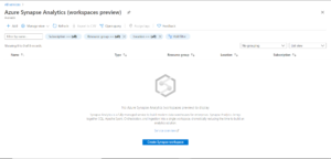 Creating Azure Synapse Analytics Workspaces