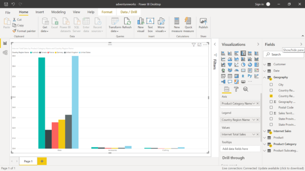 Report in Power BI