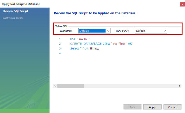 mysql create view with variable