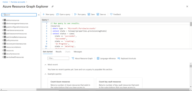 Azure Resource Graph Explorer