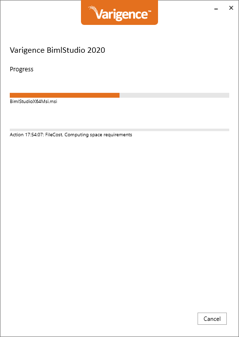 Installation in progress