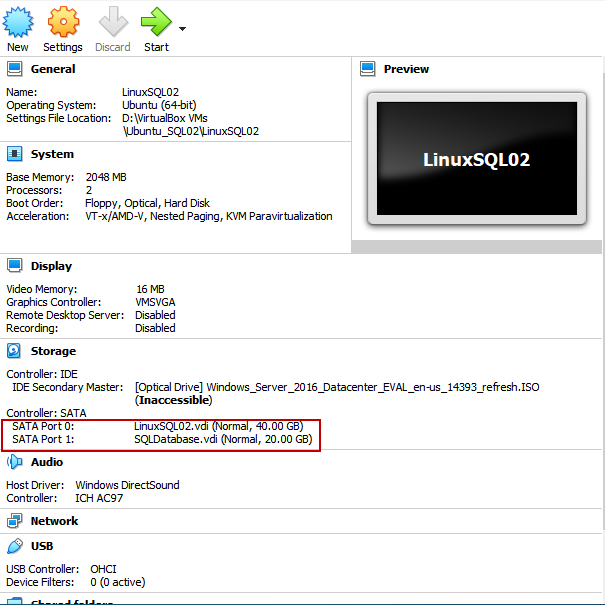 New disk to create mount point added