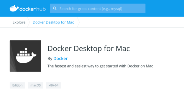 docker hub for mac