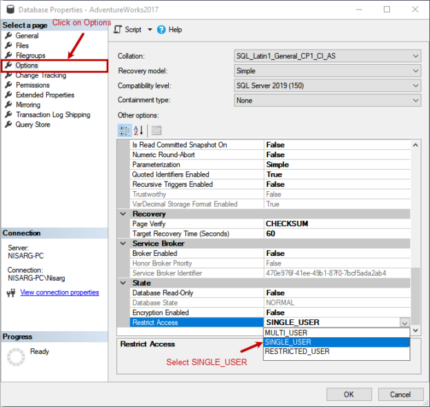 start-sql-server-in-single-user-mode-password-recovery