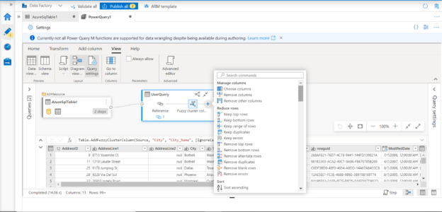 Context menu in Diagram View