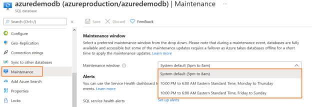 System default - 5 PM to 8 AM