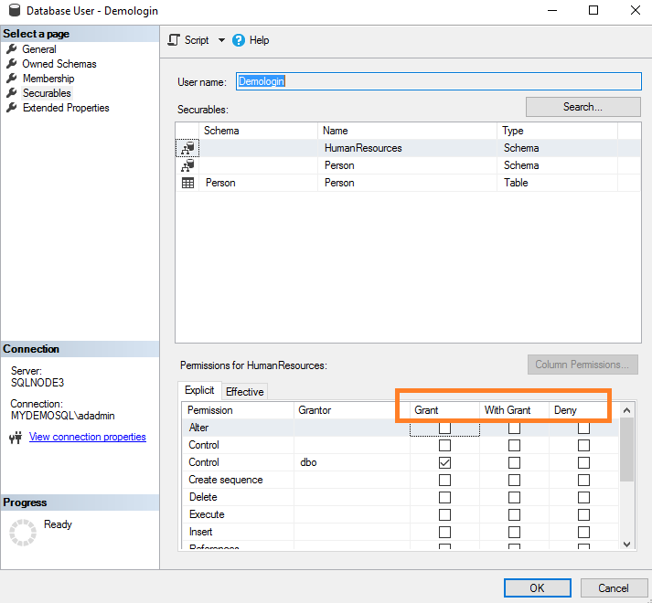 Grant, With Grant, Revoke And Deny Statements In Sql Server And Azure Sql  Database