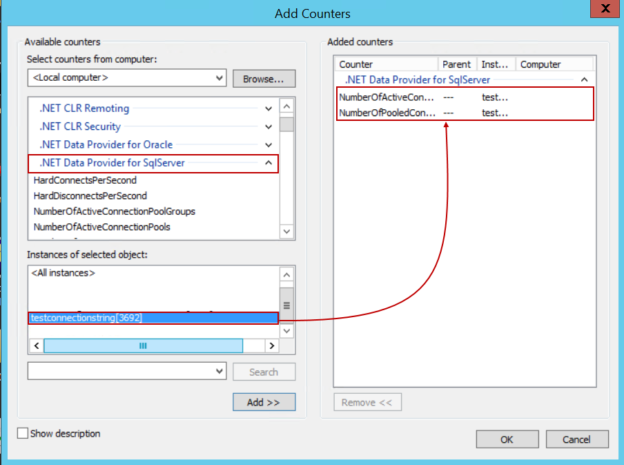 sql server connection string instance name