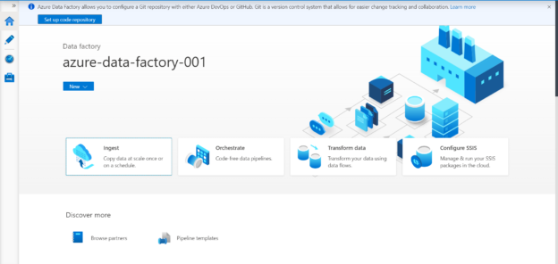 Azure Data Factory portal