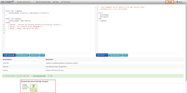 SQL Fiddle can show the execution plan of a query