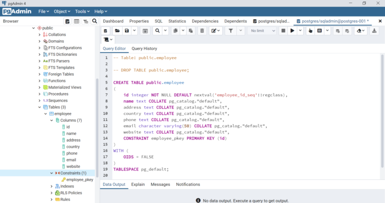 Using tables as templates in Azure Database for PostgreSQL