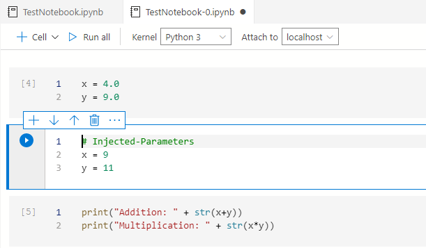 Injected parameter