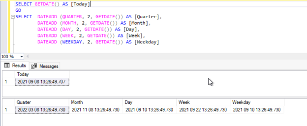 Sql Get Date From Getdate