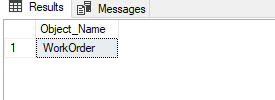 Find object name in SQL Server