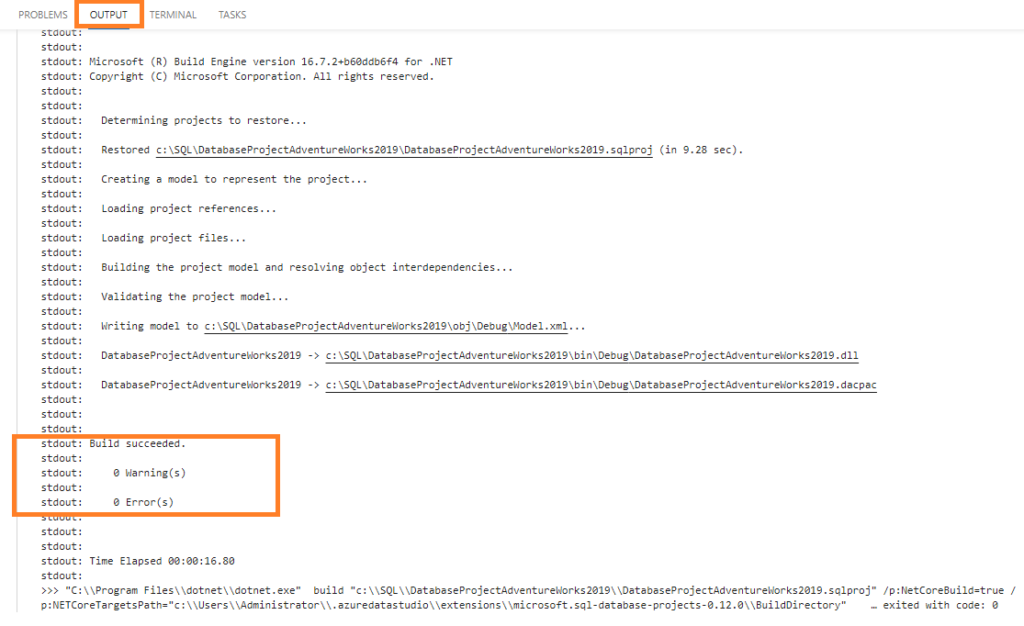Deploy SQL Database projects using Azure Data Studio