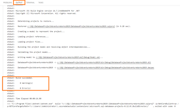Deploy SQL Database projects using Azure Data Studio