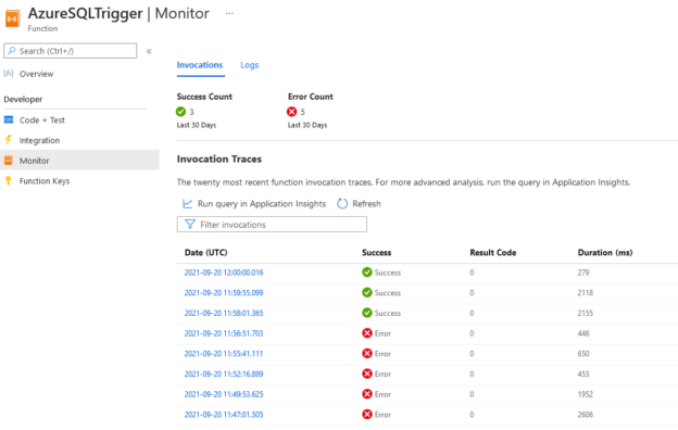 Azure Functions for Azure SQL Database