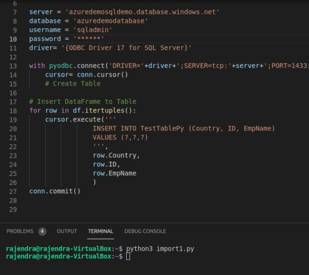 connect-azure-sql-database-using-python-from-ubuntu