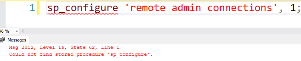 Sp_configure command