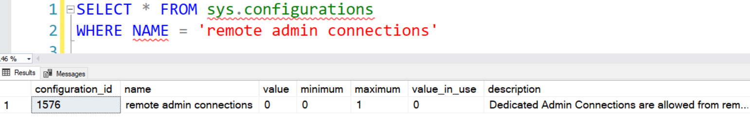 Verify configurations