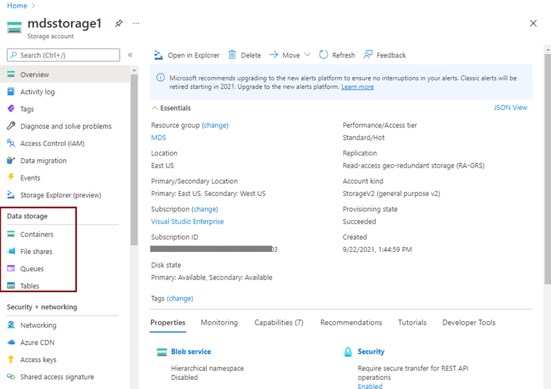 Azure Storage Account