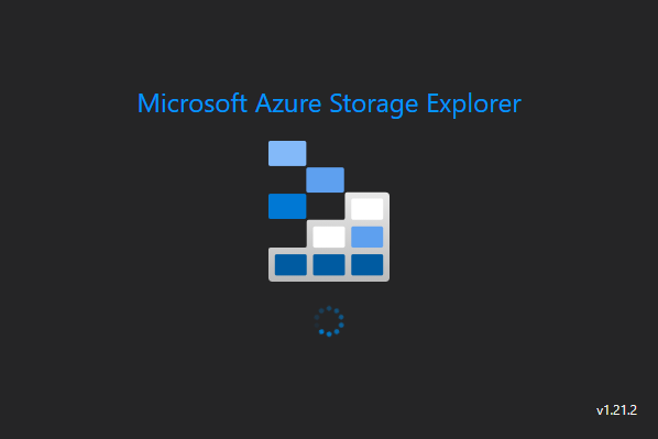 Launch storage explorer