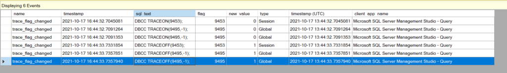 Microsoft SQL Server Trace Flags and usage details