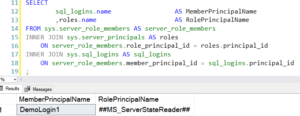 Fixed Server Roles in Azure SQL Database Server