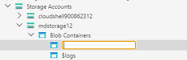 Create Blob Container name
