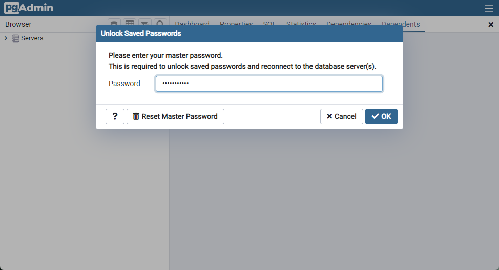 Login to PostgreSQL database