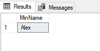 Result of SQL MIN on Categorical Columns 2