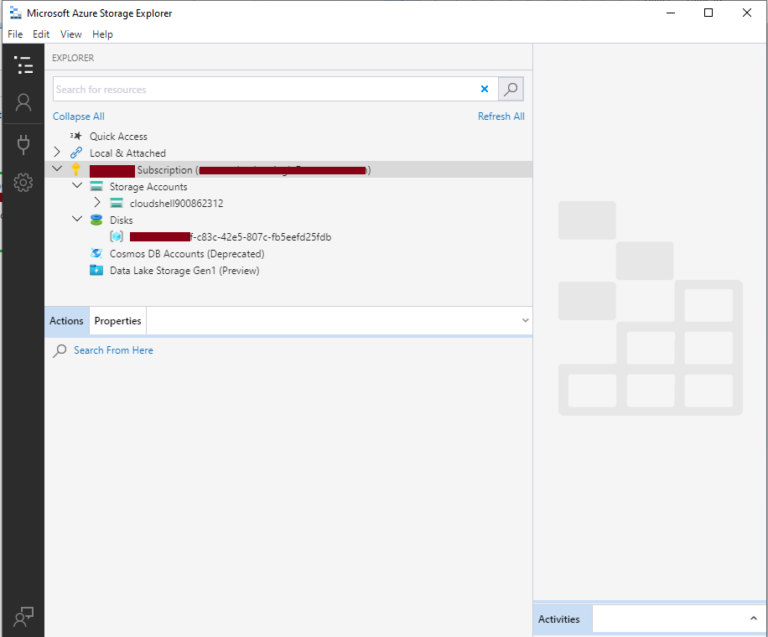 Manage Azure Blob Storage Using Azure Storage Explorer