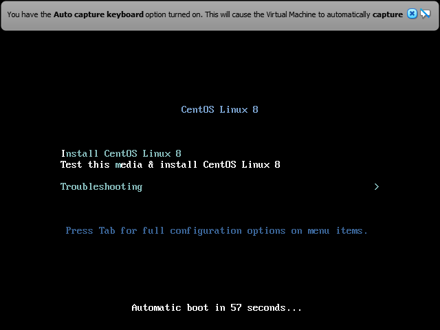 CentOS installer