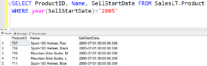 Exploring the SQL WHERE statement