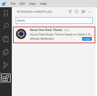 Atom One Dark Theme extension