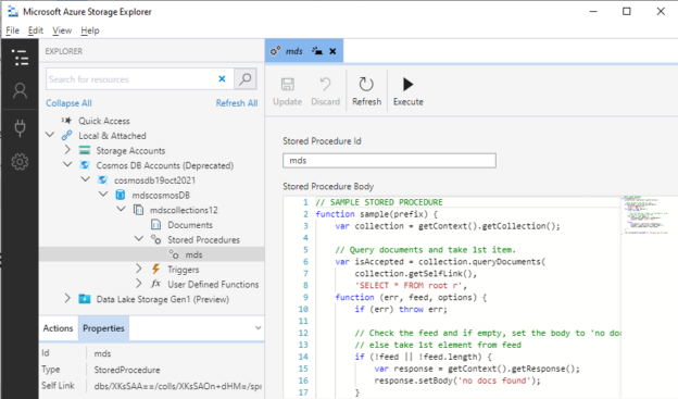 Create a stored procedure