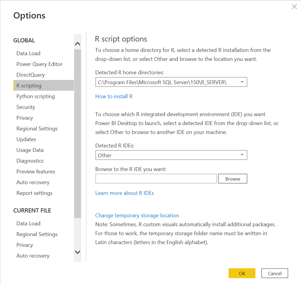 Power BI Configuration