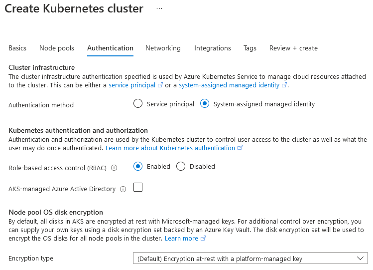 Cluster authentication