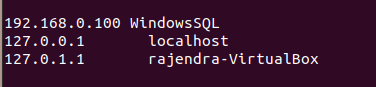 Configure host file
