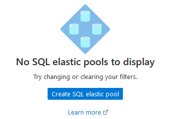 create an elastic pool