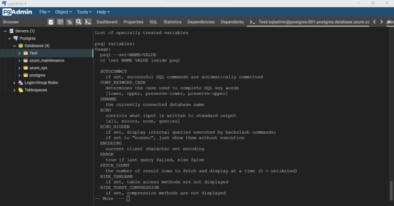 Introduction To Basic Psql Commands