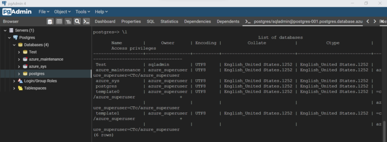 Introduction To Basic Psql Commands