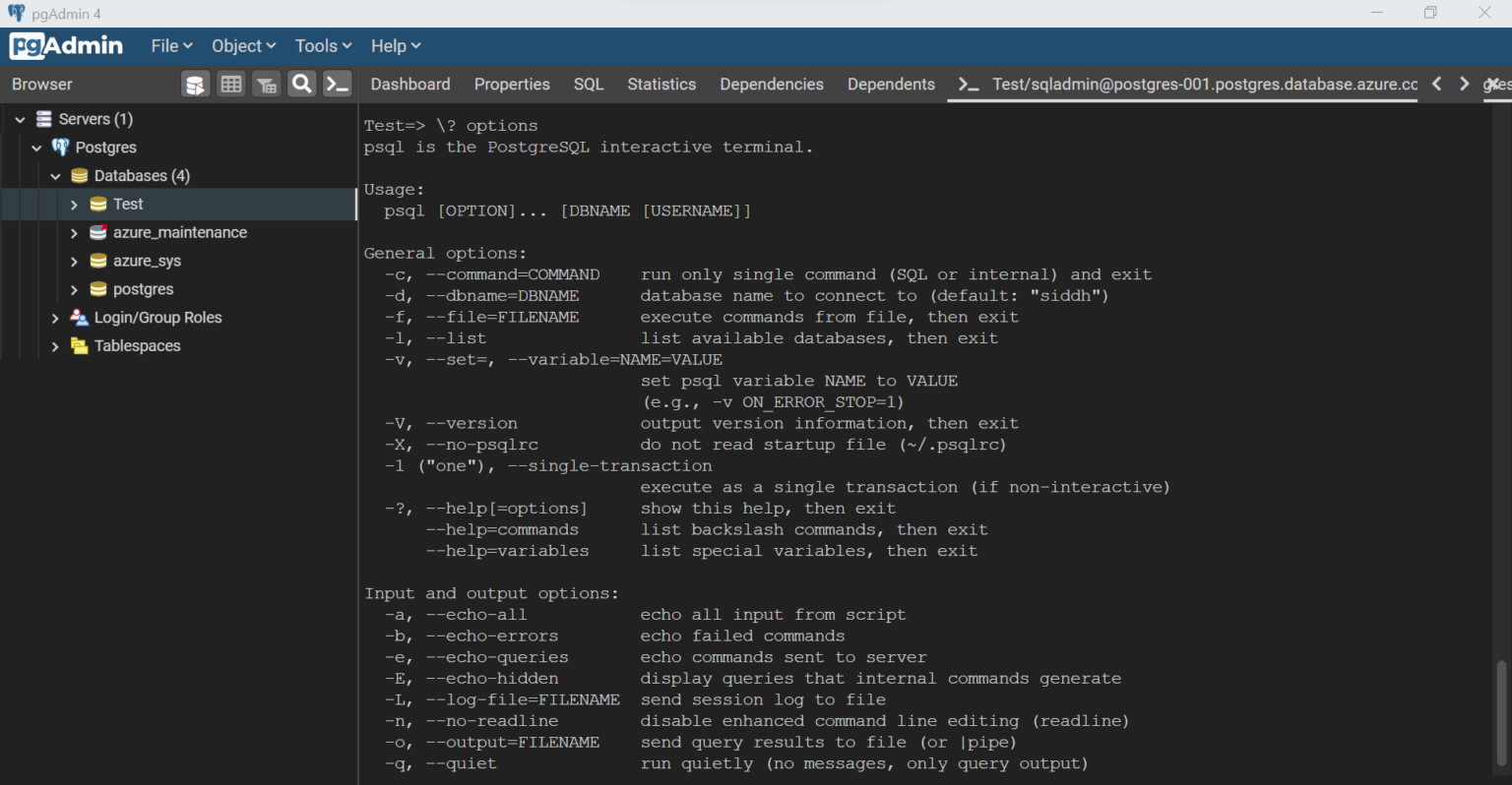 postgresql-psql-client-tool-commands-equivalent-to-oracle-sql-plus