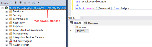 Copy SQL Databases between Windows 10 and CentOS using the SQL Server ...