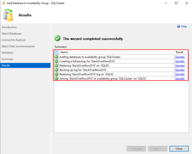 Add SQL Databases In An Existing Availability Group